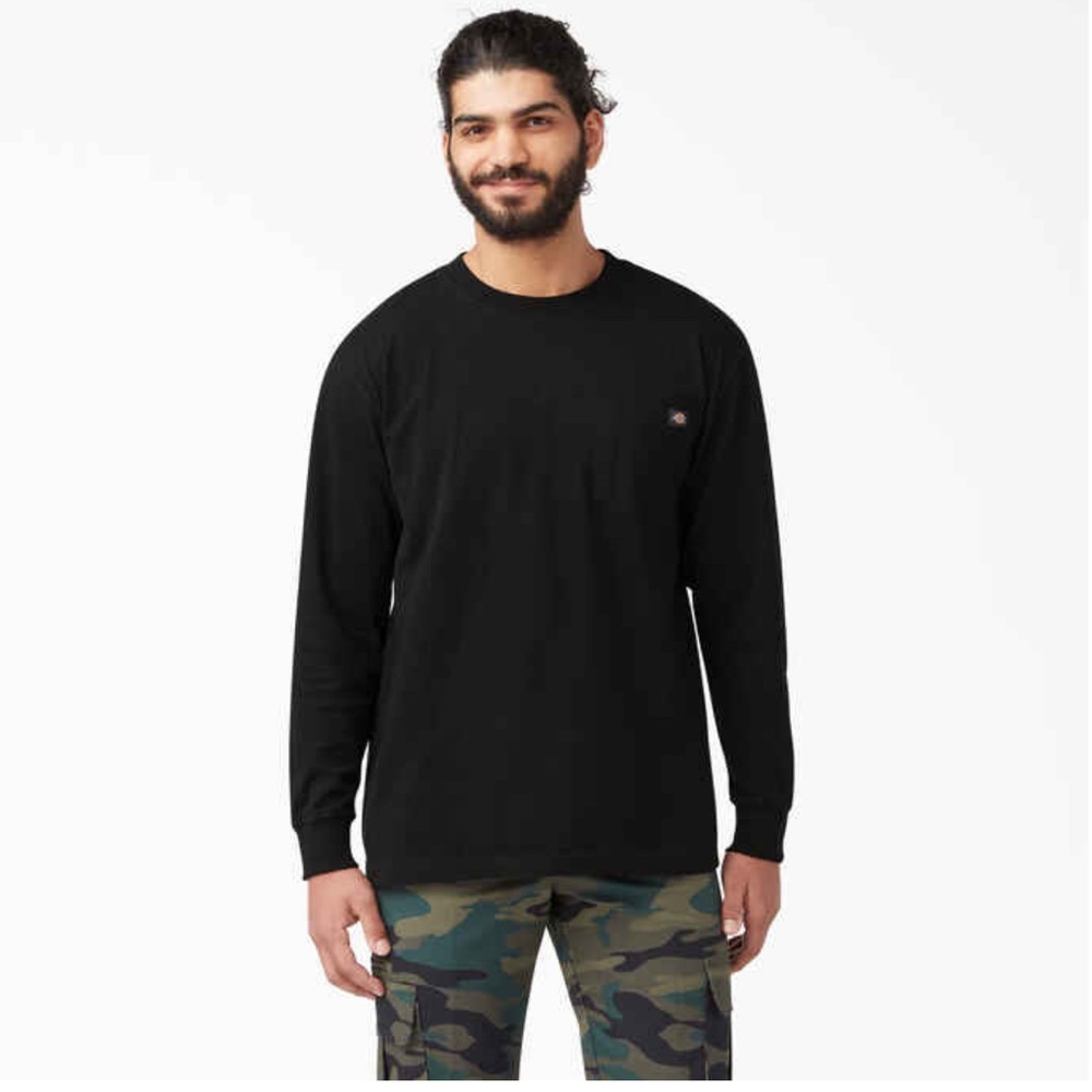 Dickies Black Heavyweight Long Sleeve Tee